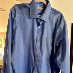 Michael Kors Shirts - Blue Dress Shirt - Non Iron - 18 34/35 - XXL